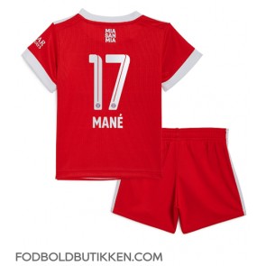Bayern Munich Sadio Mane #17 Hjemmebanetrøje Børn 2022-23 Kortærmet (+ Korte bukser)